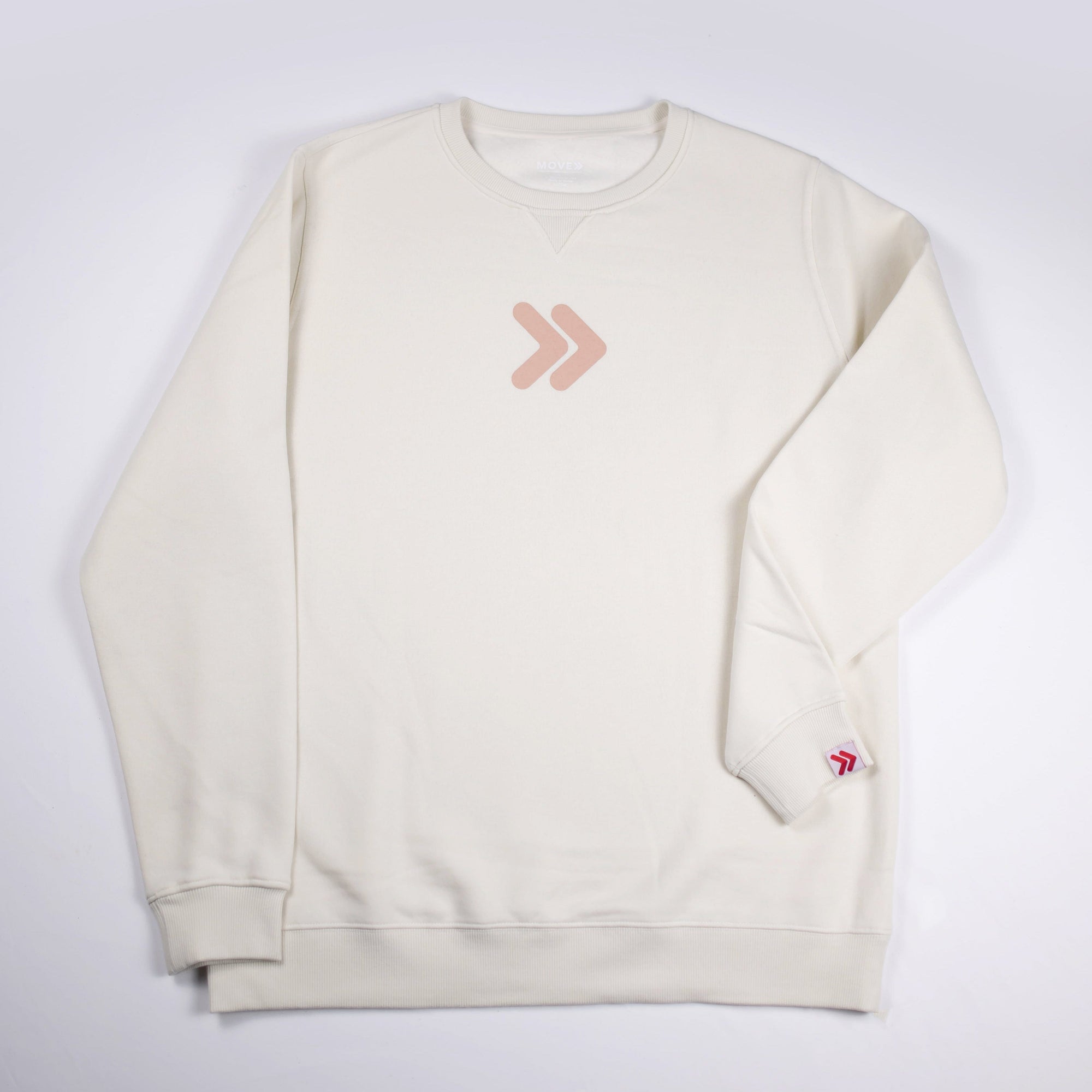 MOVE sport apparel Cream / S MOVE Logo Sweatshirt poly/cotton