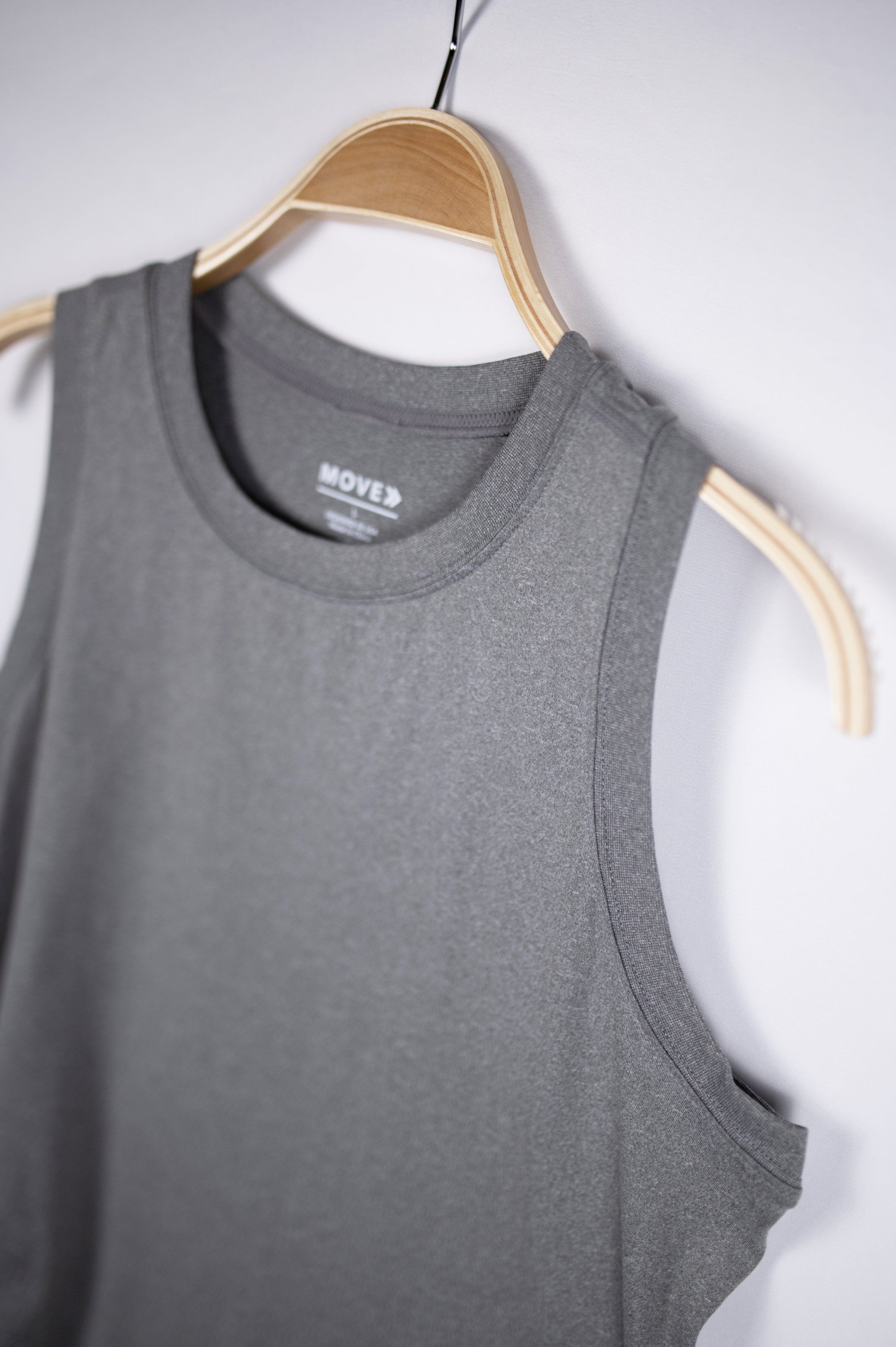 MOVE sport apparel Heather Classic Gray / XS Women’s Essential High Neck Tank