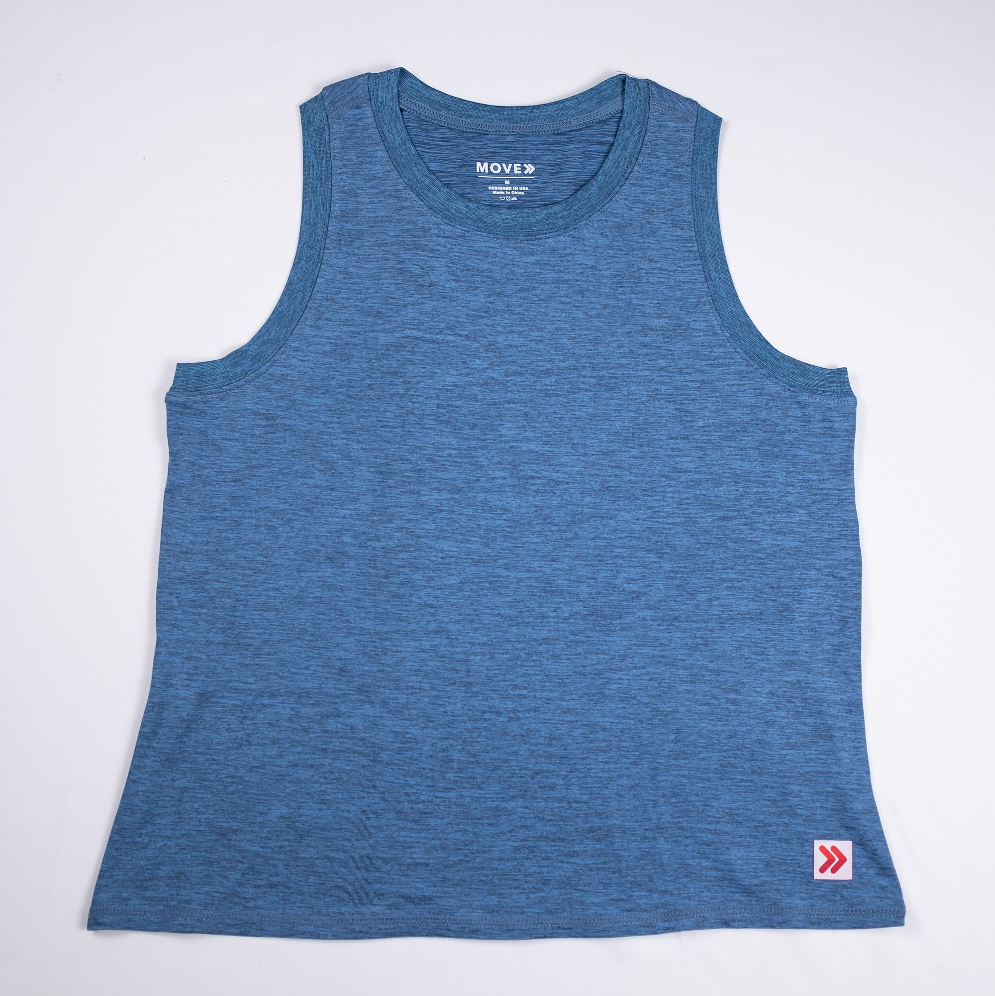MOVE sport apparel Heather Steel Blue / XS Women’s Essential High Neck Tank