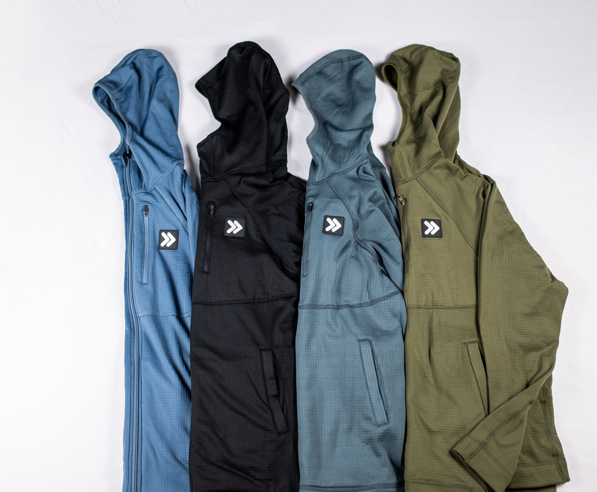 MOVE sport apparel Men’s Waffle-Knit Hooded Jacket