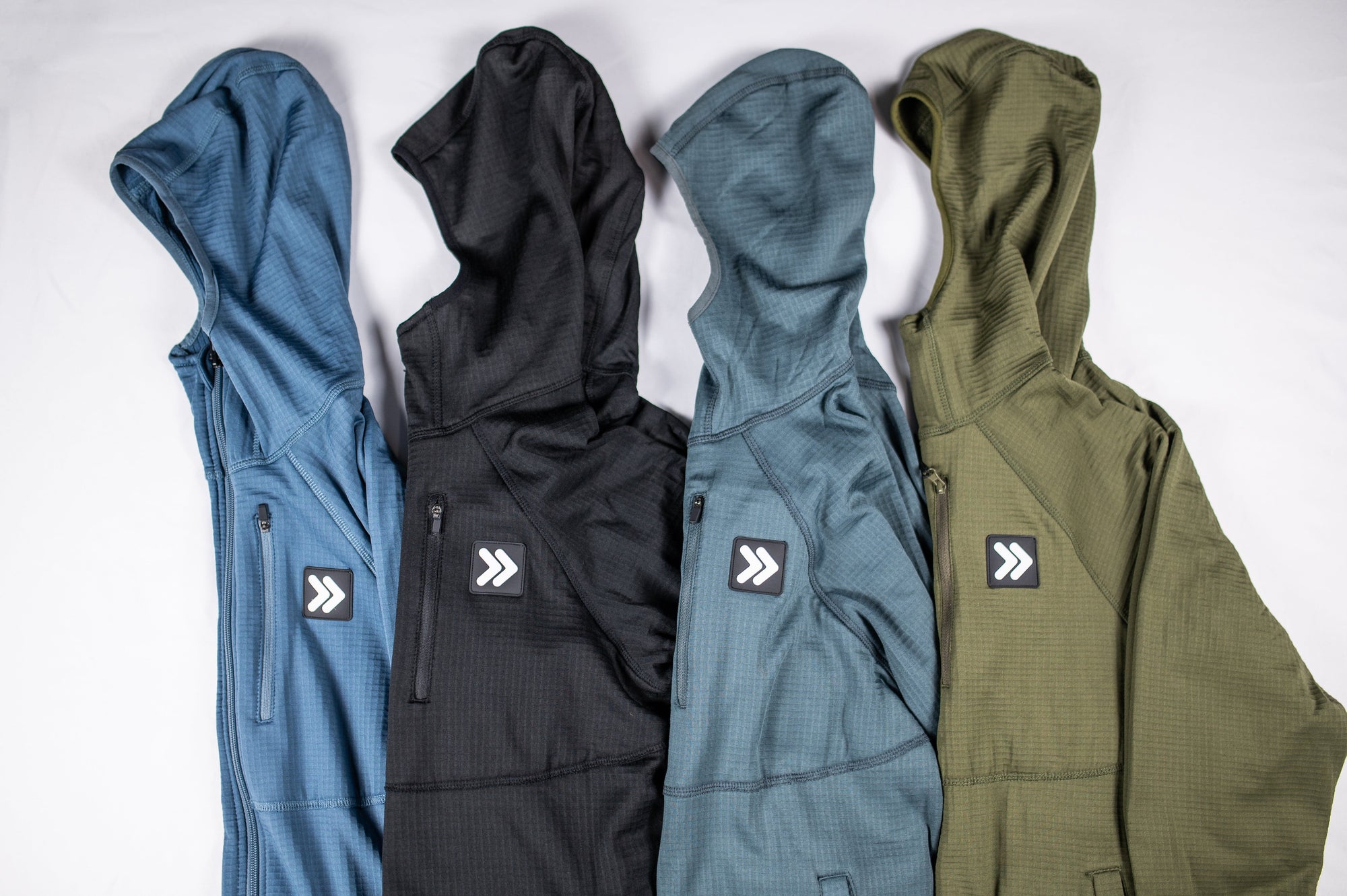 MOVE sport apparel Men’s Waffle-Knit Hooded Jacket