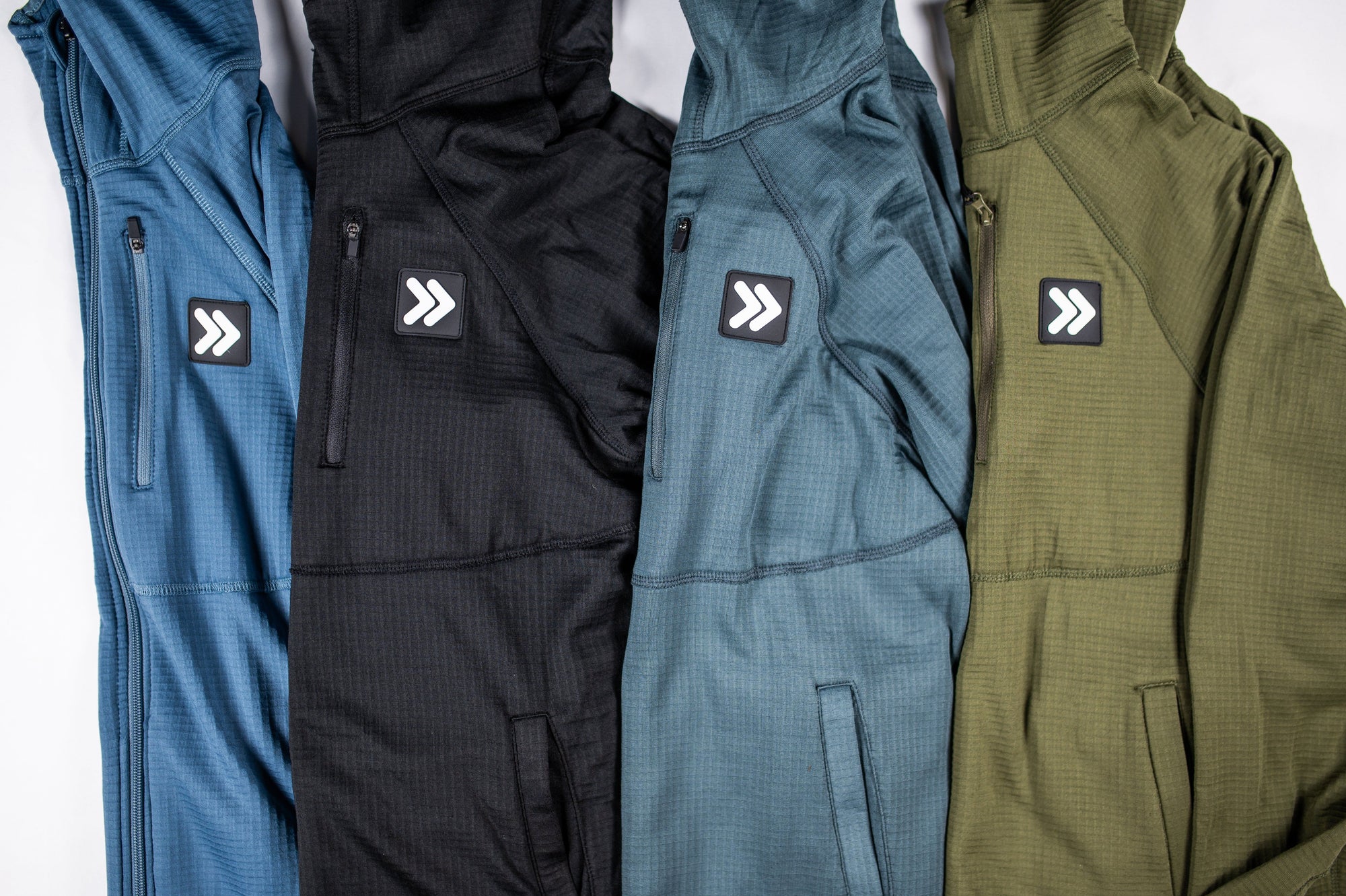 MOVE sport apparel Men’s Waffle-Knit Hooded Jacket