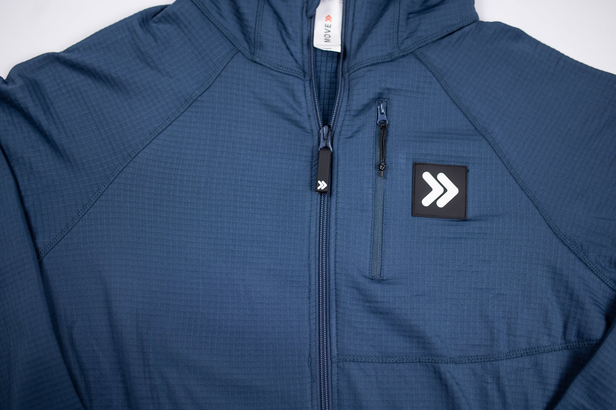 MOVE sport apparel Men’s Waffle-Knit Hooded Jacket