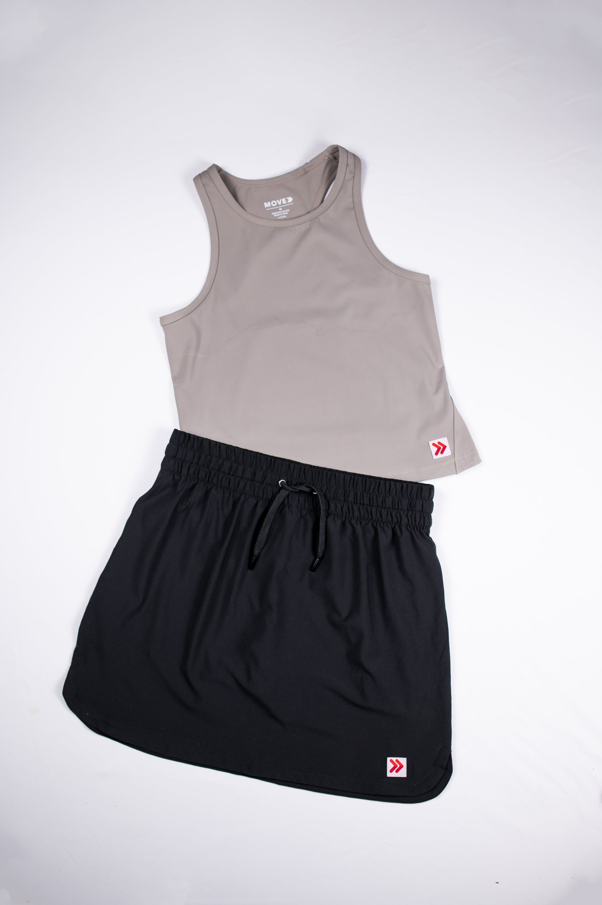 MOVE sport apparel Mourning Dove / S Women’s Pure Stretch Cropped Tank