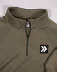 MOVE sport apparel Smokey Olive / M Men's Waffle Quarter Zip