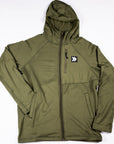 MOVE sport apparel Winter Moss / M Men’s Waffle-Knit Hooded Jacket