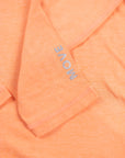 MOVE Sport Apparel women’s Black Label Lightweight Sun Hoodie: Close view of the original MOVE sleeve marking on the Coral Reef sun hoodie.