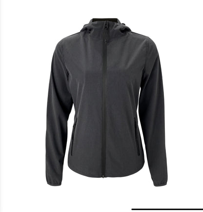 WOMENS SOFT SHELL BLACK JACKET