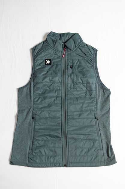 WOMENS DOWN VEST - BALSAM GREEN