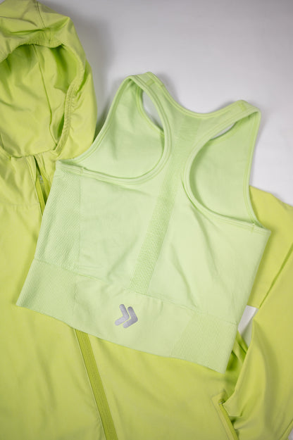 WOMEN'S SHORT SHELL JACKET - PISTACHIO