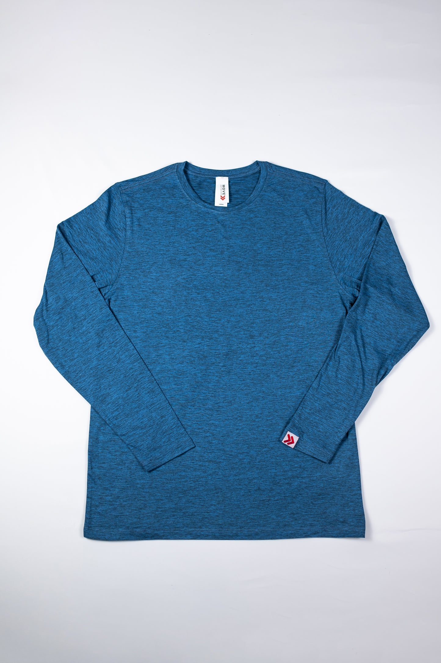 MENS ESSENTIAL LONG SLEEVE - BLUE MIRAGE