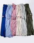 MOVE Sport Apparel men’s Essential Short Sleeve: Six color options arranged to show original red-and-white sleeve tabs.