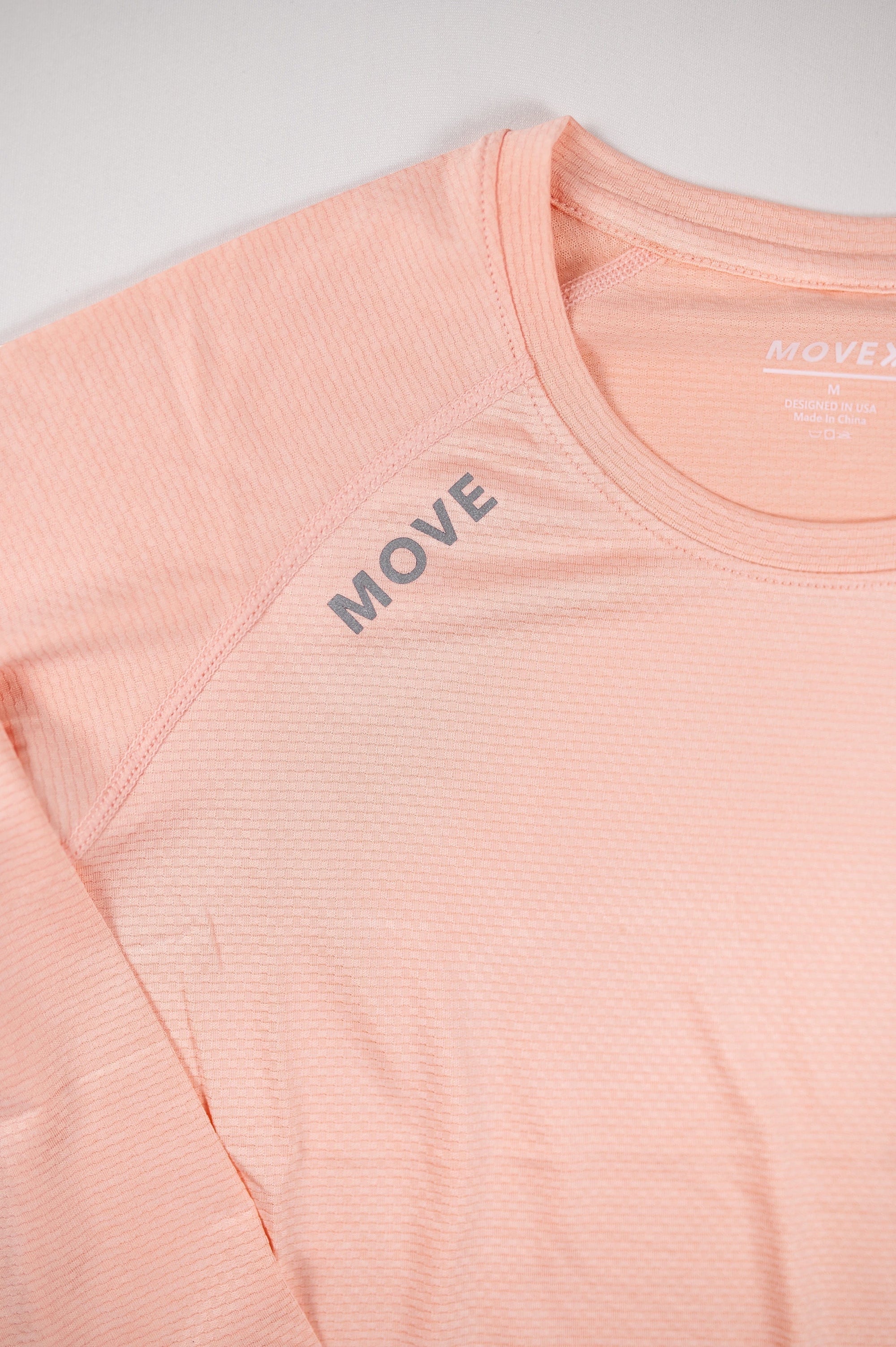 MOVE sport apparel Creole Pink / S MOVE sport apparel Long Sleeve LuxDry Performance Crew Neck Shirt