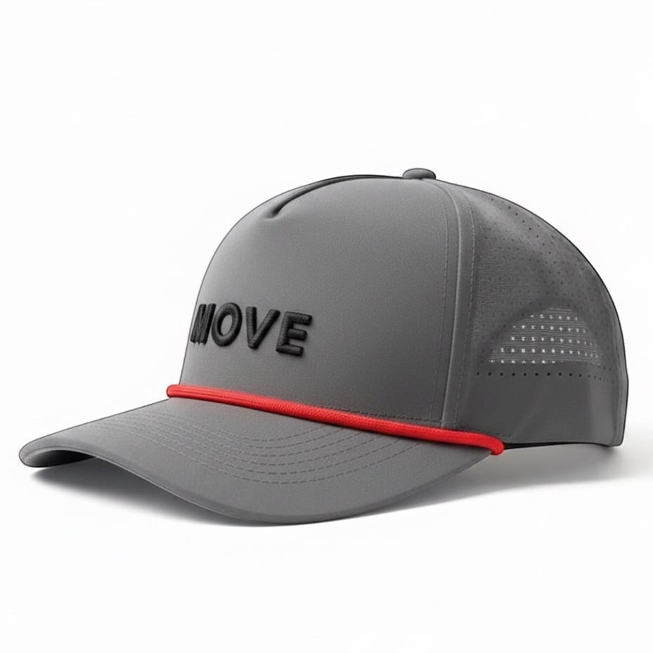 MOVE sport apparel hat Castlerock Move Performance Trucker
