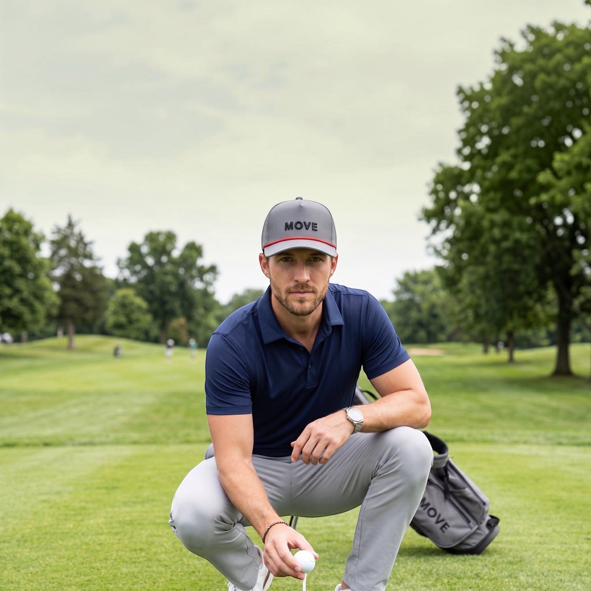 MOVE sport apparel hat Castlerock Move Performance Trucker