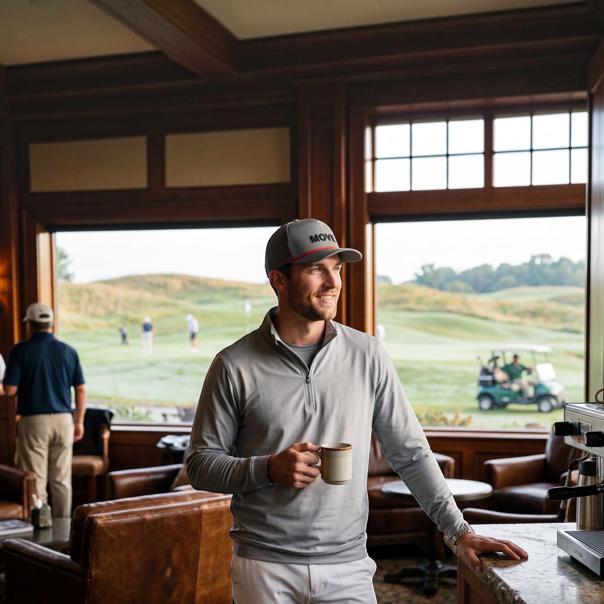 MOVE sport apparel hat Castlerock Move Performance Trucker