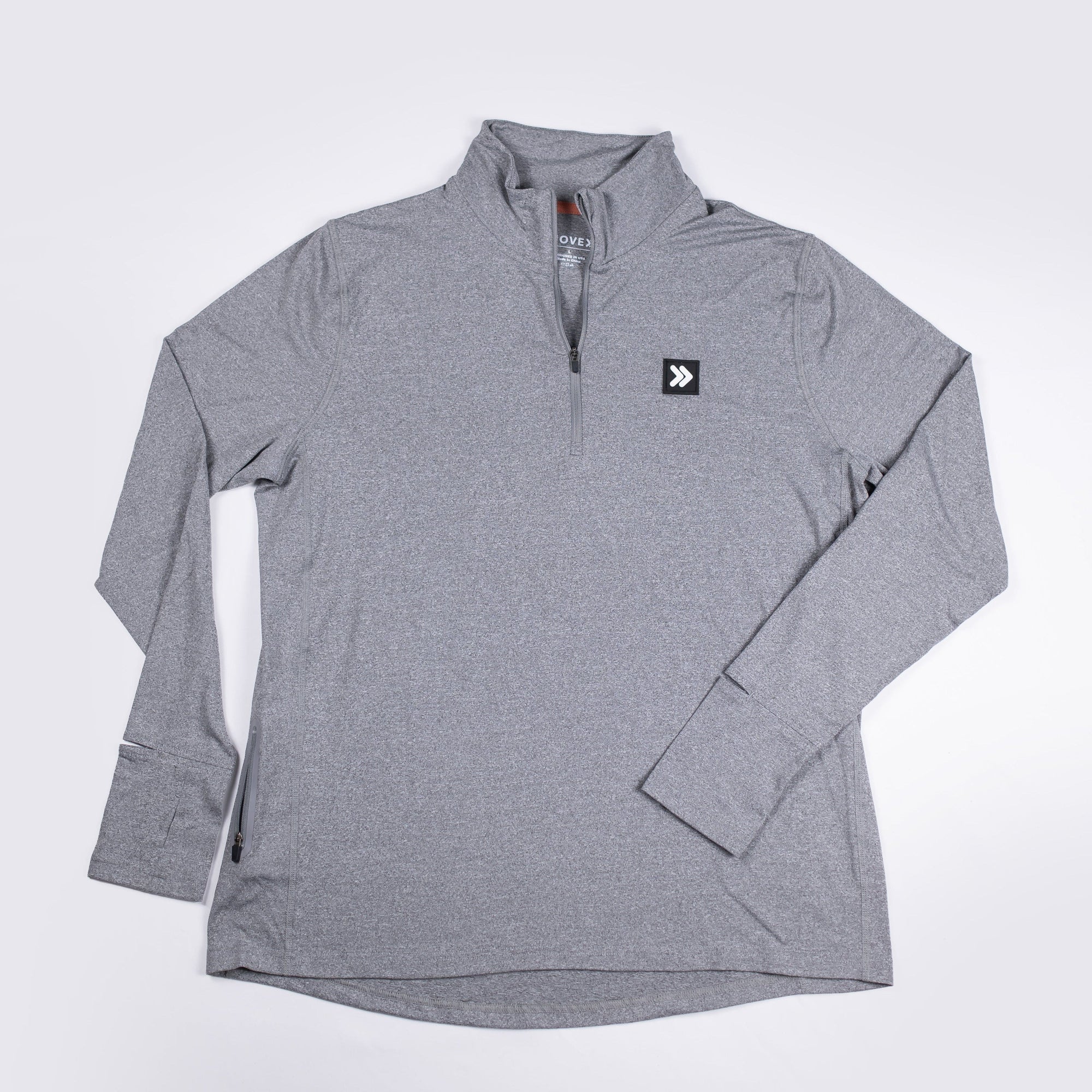 MOVE sport apparel Heather Classic Gray / XS Women&#39;s Essential Quarter Zip Pro