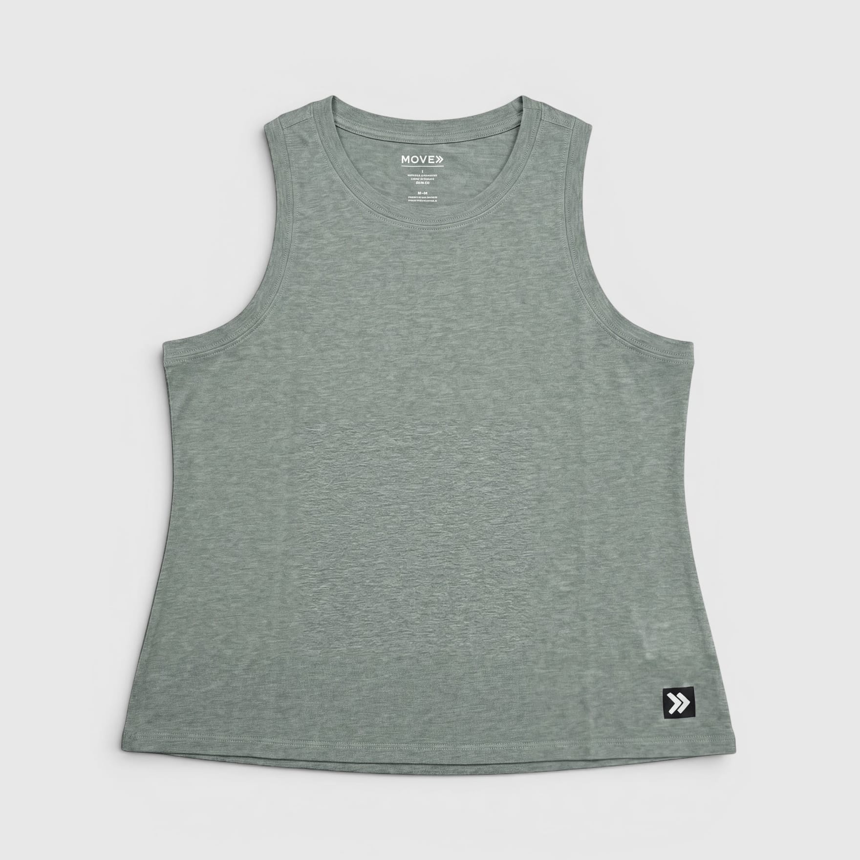 MOVE sport apparel Heather seagrass / XS MOVE sport apparel Women's Essential High Neck Tank Top