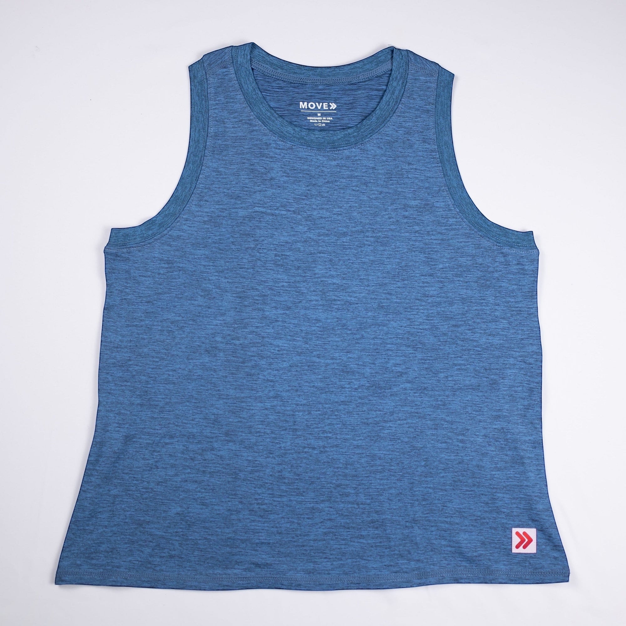 MOVE sport apparel Heather Steel Blue / XS MOVE sport apparel Women's Essential High Neck Tank Top