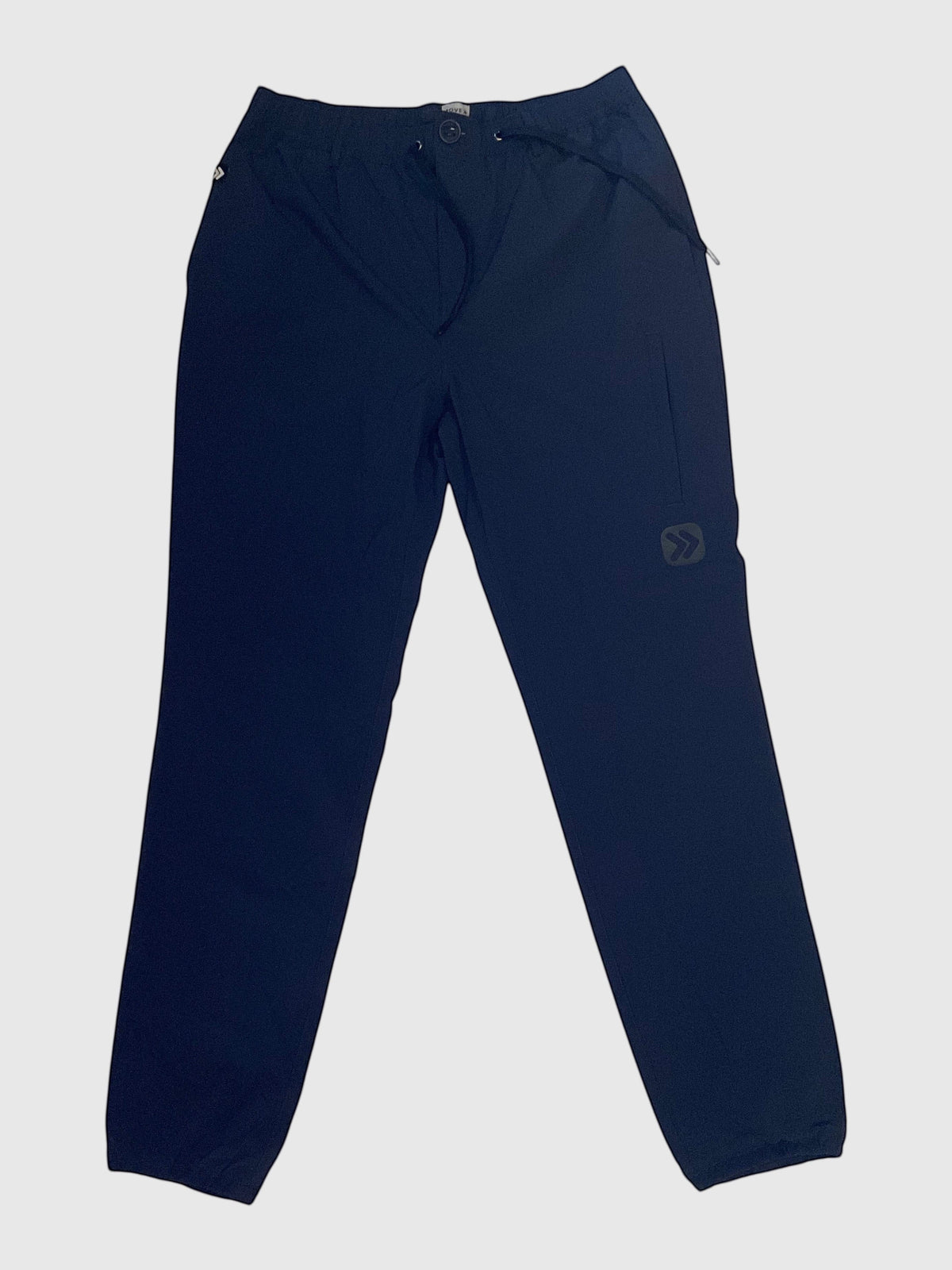 Front flat lay of MOVE Sport Apparel Men’s Ripstop 5 pocket Joggers in Naval Academy.