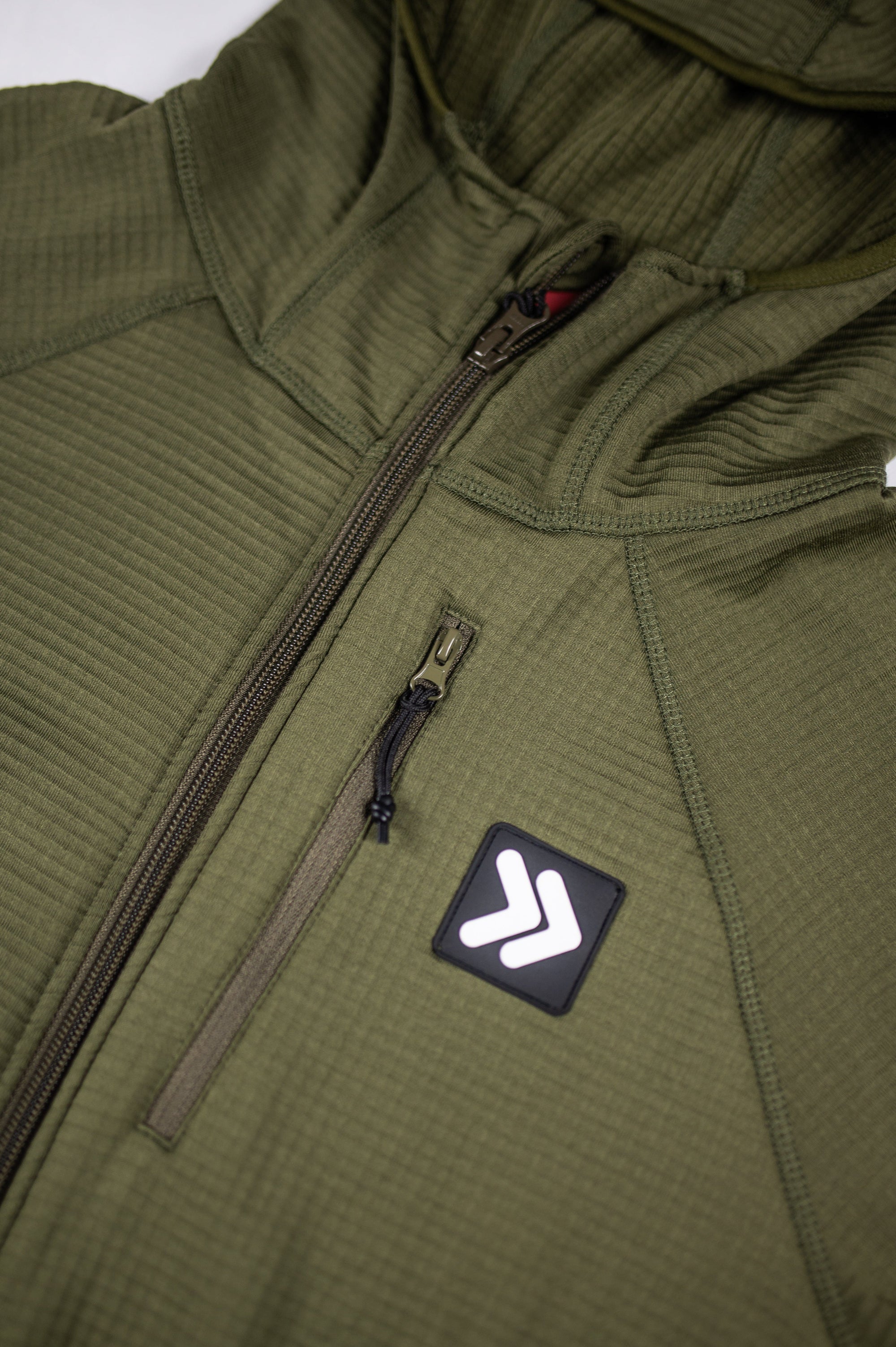 MOVE sport apparel Men’s Waffle-Knit Hooded Jacket