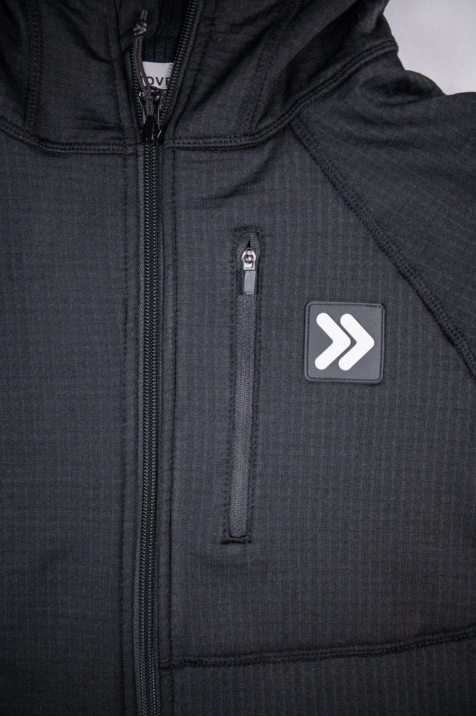 MOVE sport apparel Men’s Waffle-Knit Hooded Jacket