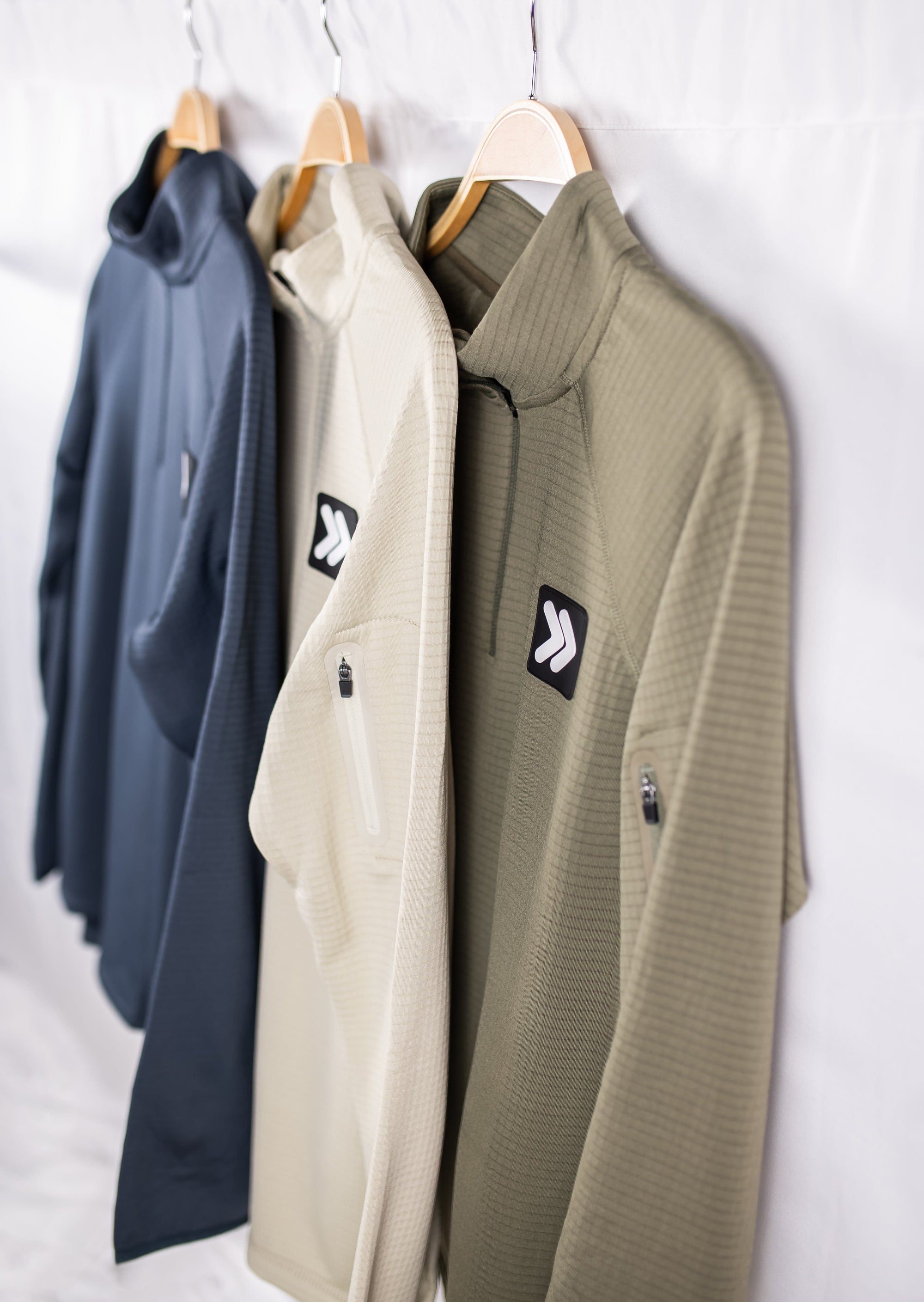 Men&#39;s Waffle Quarter Zip
