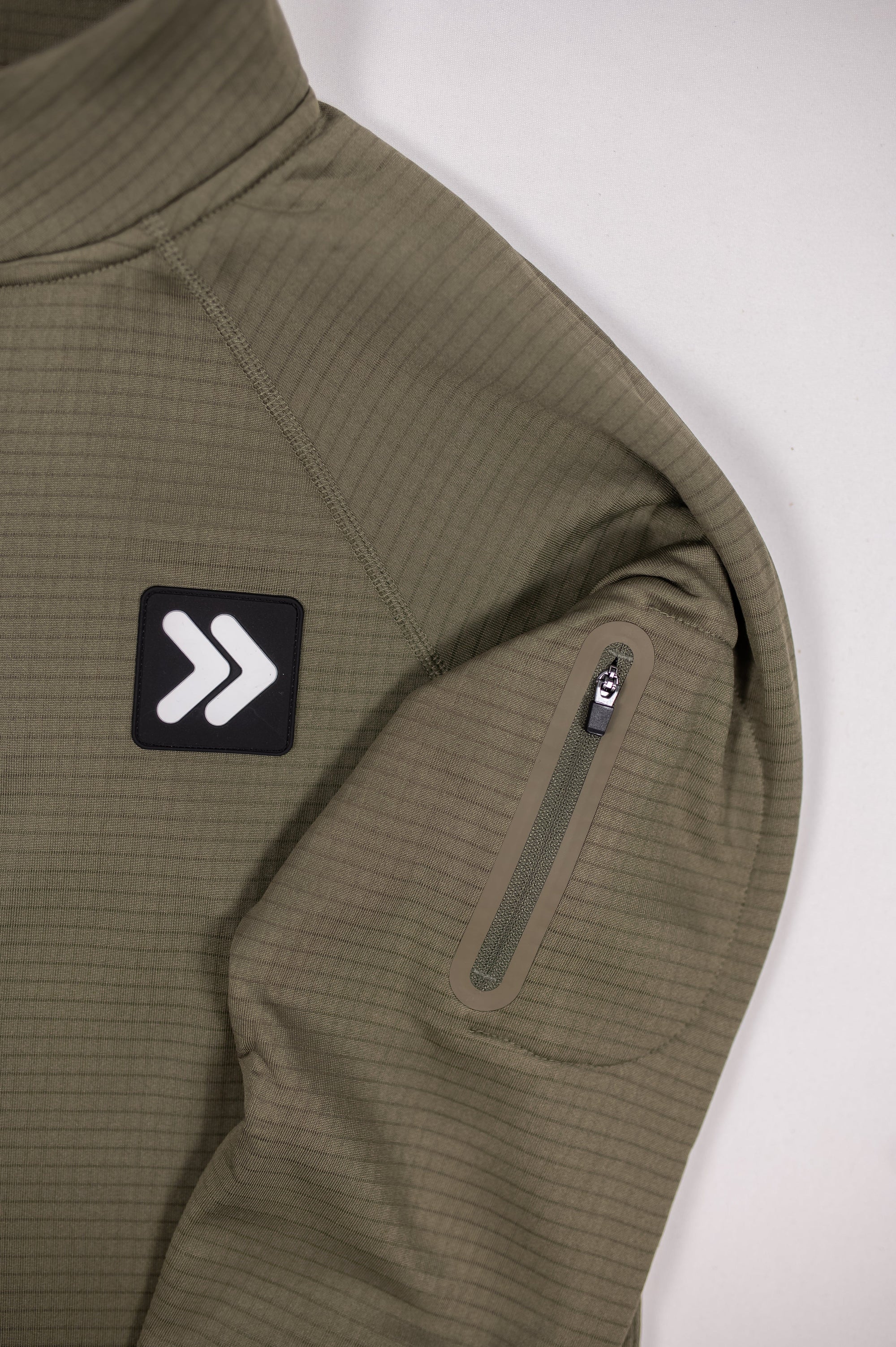 Men&#39;s Waffle Quarter Zip