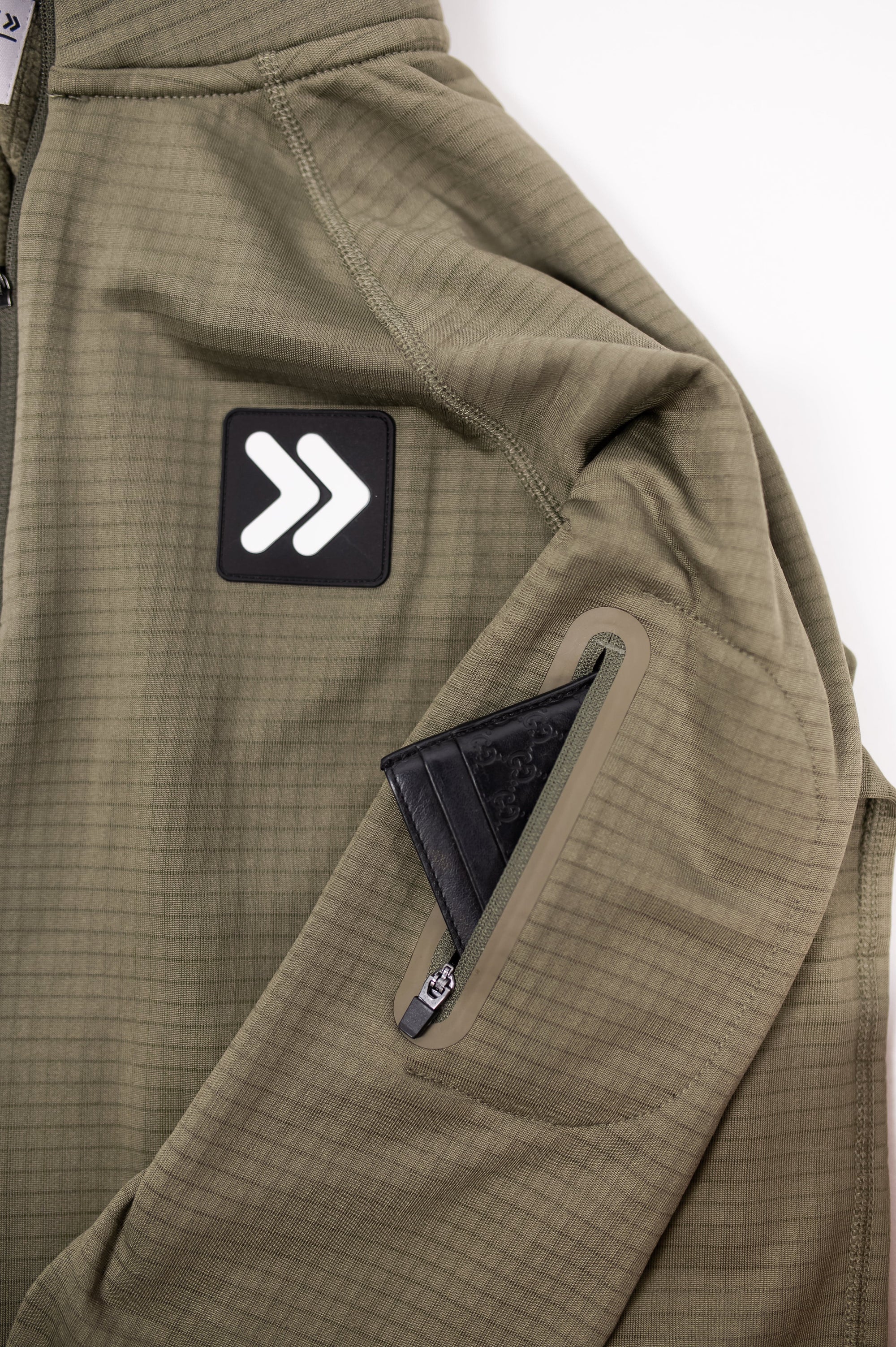 Men&#39;s Waffle Quarter Zip