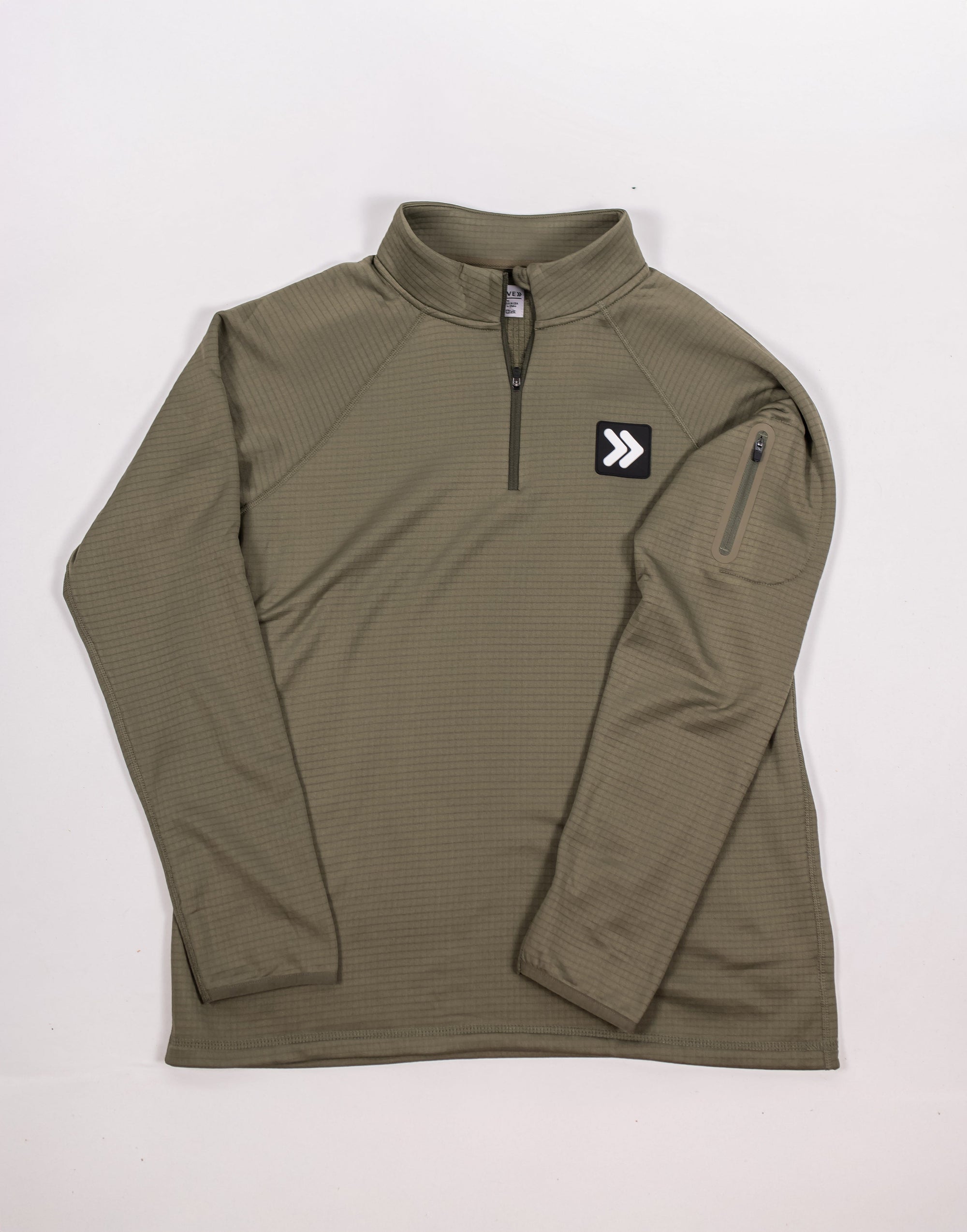 Men&#39;s Waffle Quarter Zip