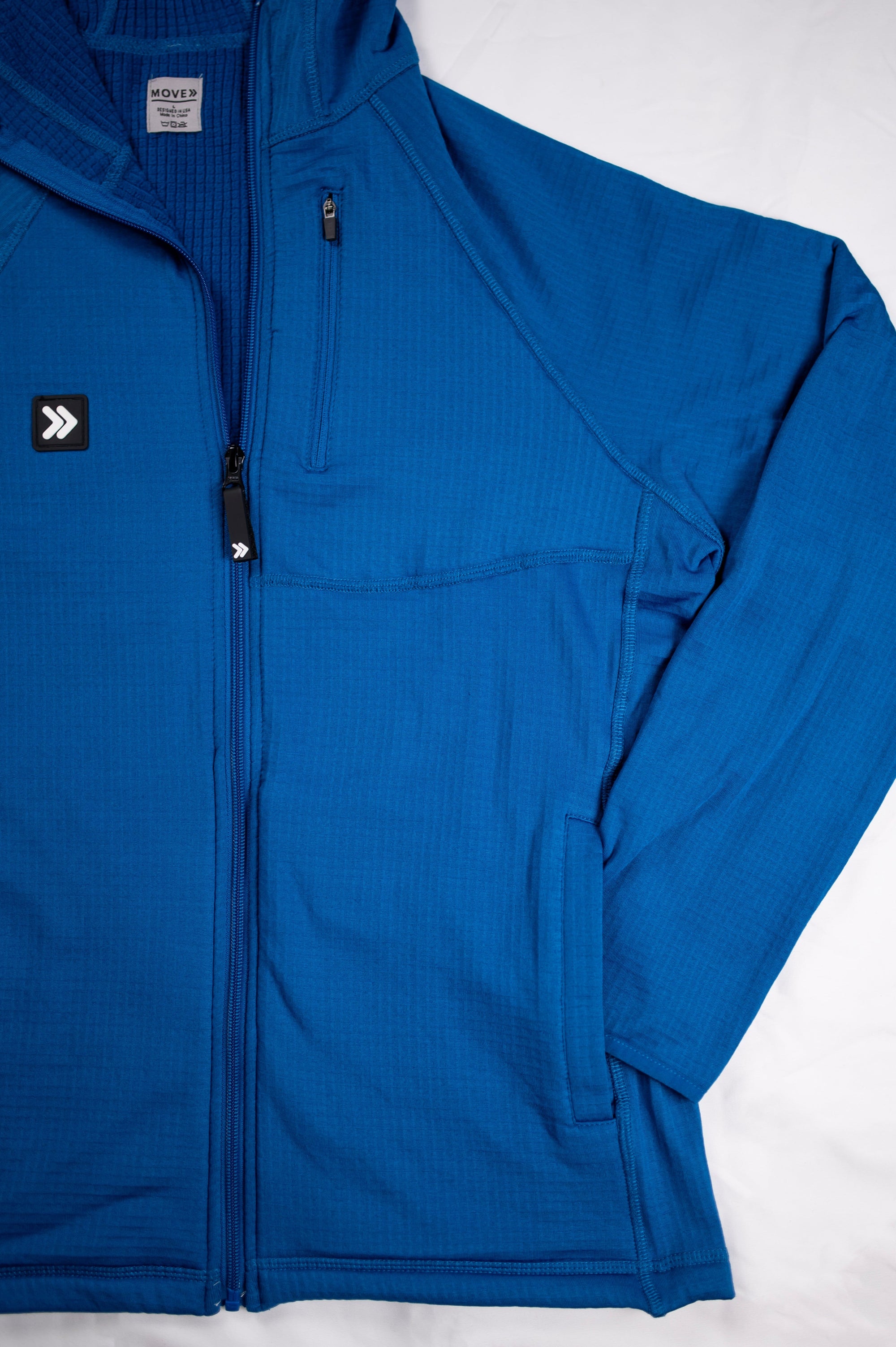 MOVE sport apparel Women's Waffle-Knit Hooded Jacket