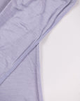 MOVE Sport Apparel women’s Black Label Lightweight Sun Hoodie: Close view of the Icelandic Blue sleeve cuff and hem.